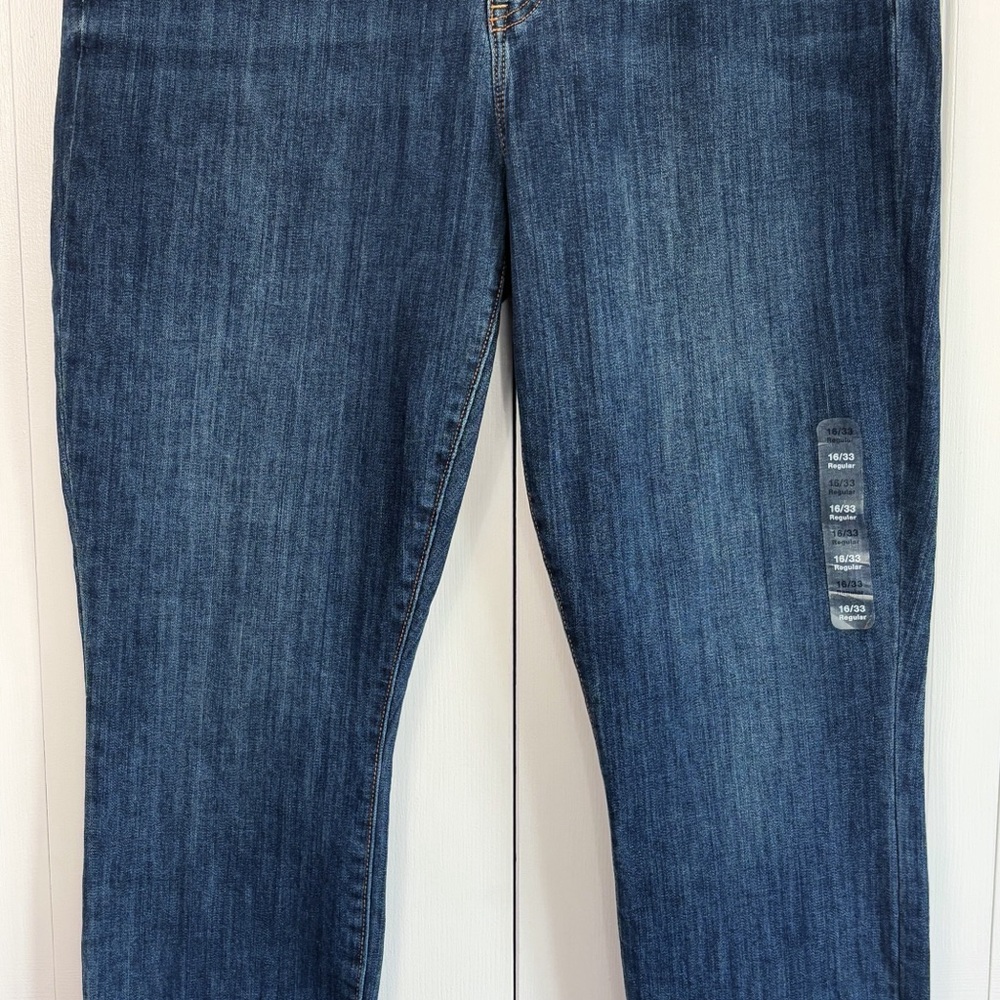 NWT Gap Dark Wash Indigo Denim High Rise Crop Legging Jeans 16 - Picture 7 of 16